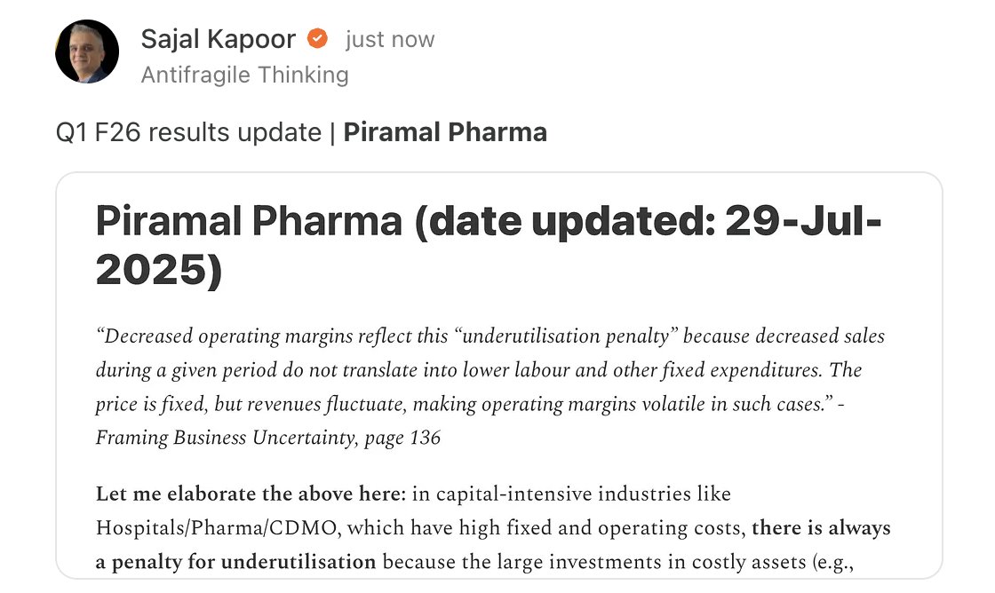 unseenvalue's tweet image. Long note on Piramal Pharma explaining (or attempting to explain) the volatility in stock price seen today.

#PPLPharma