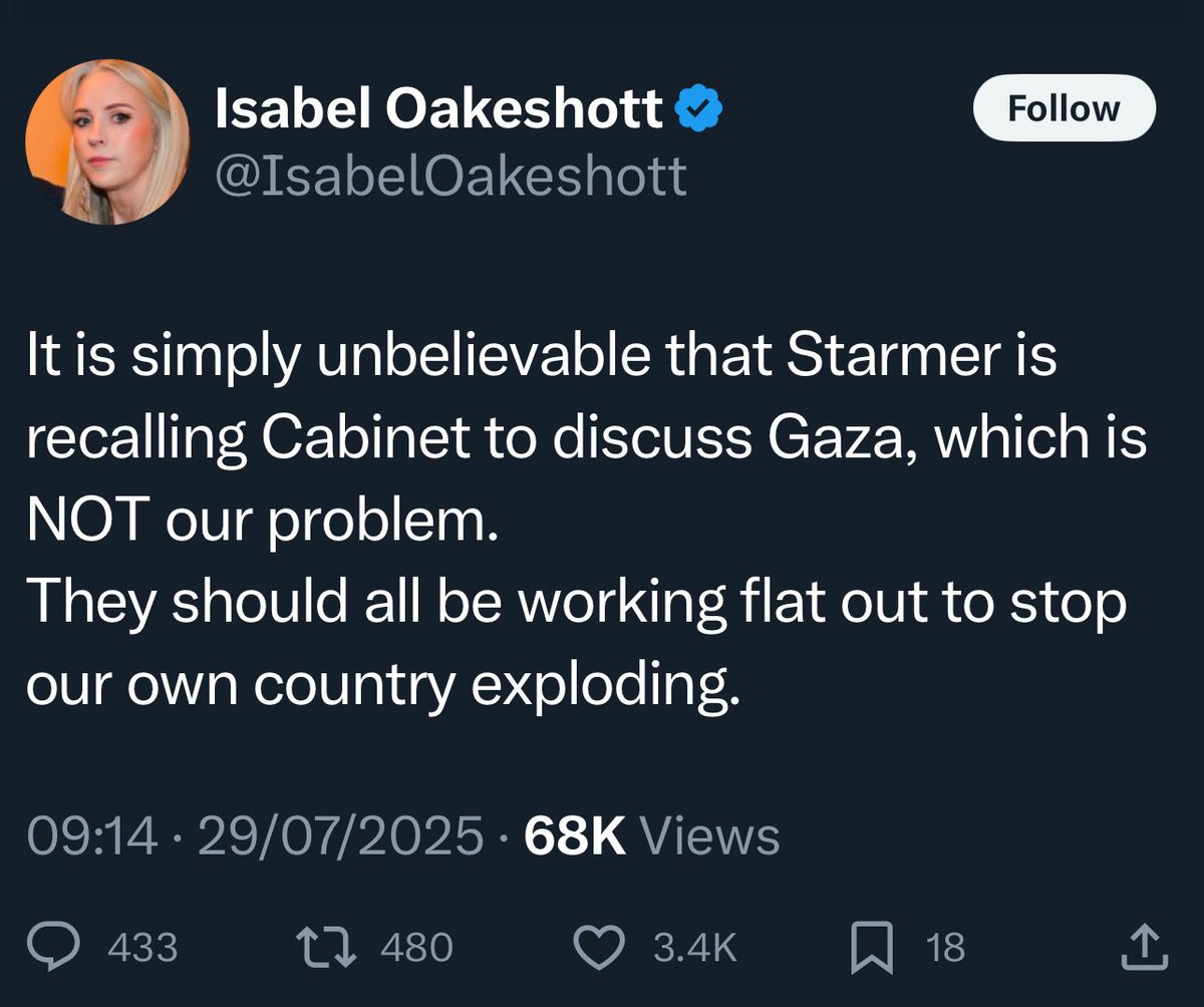 Your country, literally, caused the problem!

…I’m guessing the Balfour Declaration or Britain’s mandate &amp; occupation of the region or Sykes-Ricot Agreement wasn’t studied in her History degree.

Pontius Pilate History 101