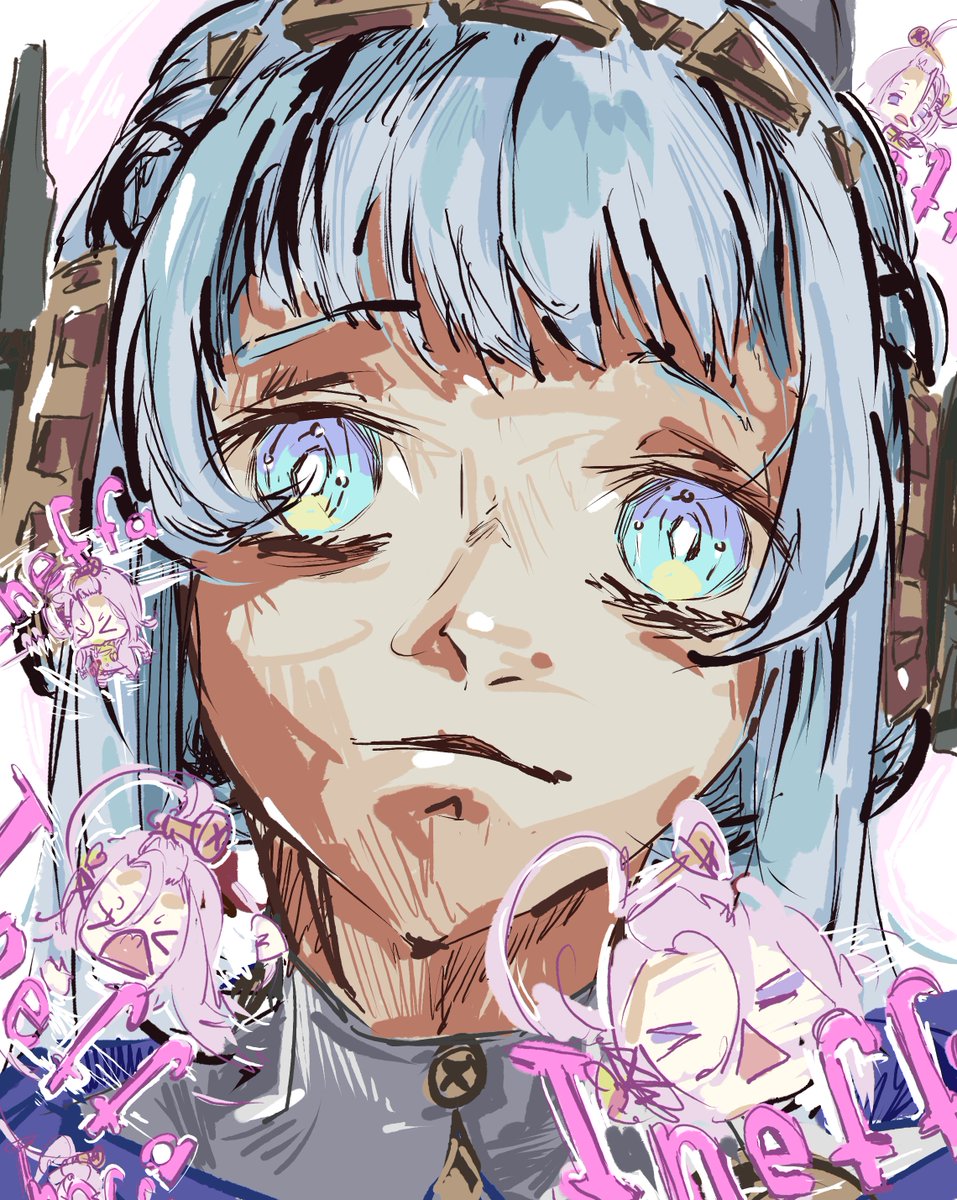 I love children and I wish there were more cute children like her. 
I love children. Love.
#GenshinImpact #Ineffa #Aino
