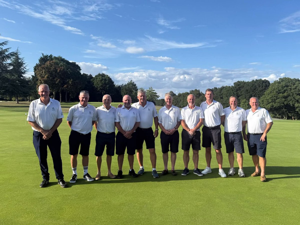 Kent Golf (@kent_golf_) on Twitter photo The Kent Senior Men won their SE Senior Foursomes qualifier <a href="/WestHertsGC/">WestHertsGC</a> on 28 July. Winning against Essex, Herts & Middlesex with our team pairs all undefeated over 36 holes, it is a tremendous achievement against good quality opposition 👏
Read more ➡️ kentgolf.org/news.php?newsi… The Kent Senior Men won their SE Senior Foursomes qualifier <a href="/WestHertsGC/">WestHertsGC</a> on 28 July. Winning against Essex, Herts & Middlesex with our team pairs all undefeated over 36 holes, it is a tremendous achievement against good quality opposition 👏
Read more ➡️ kentgolf.org/news.php?newsi…