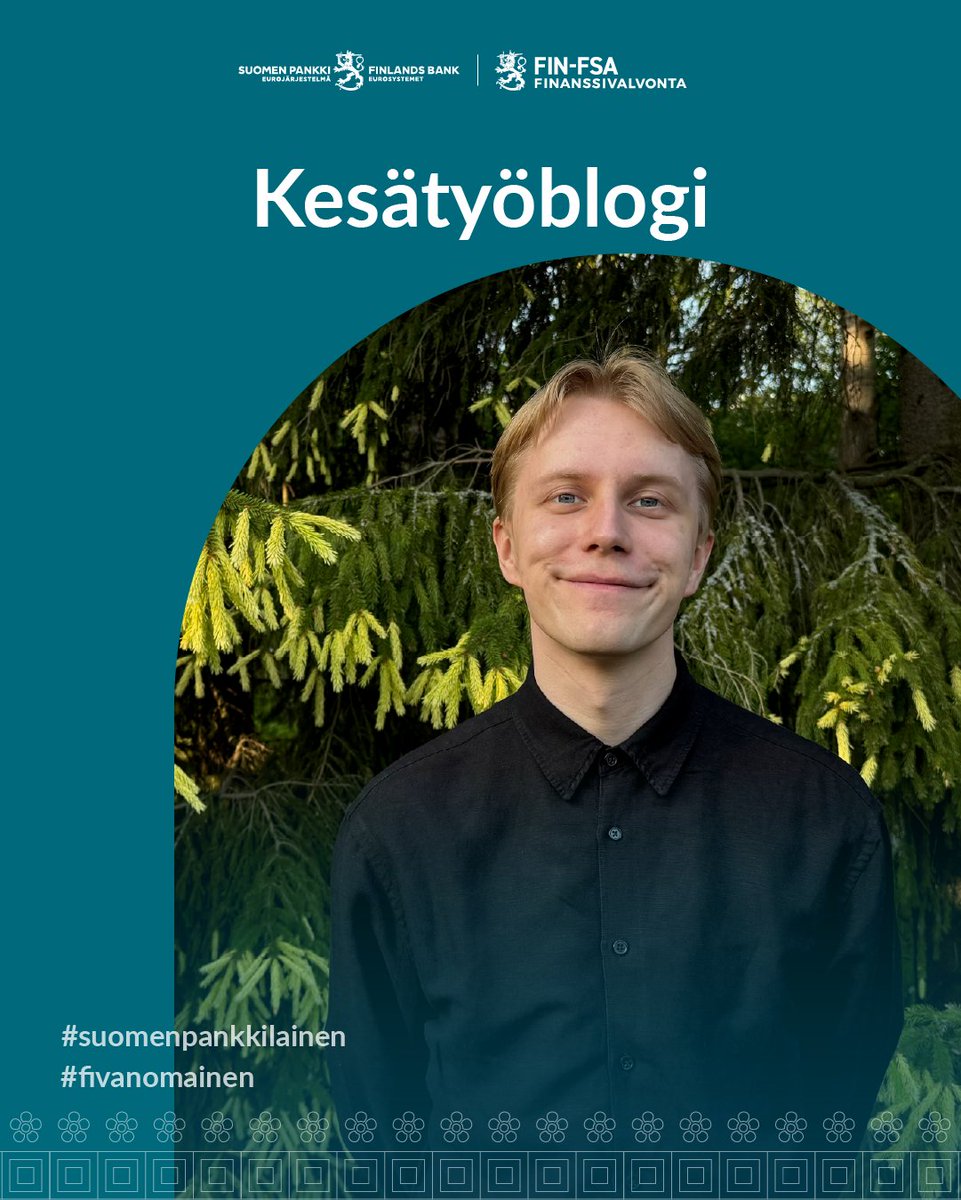 Finanssivalvonnan viestinnässä työskentelevä Veeti Mieskonen kertoo kesätyökokemuksistaan blogissaan. Veeti on työskennellyt muunmuassa mediasuhteiden, sekä sisäisen ja ulkoisen viestinnän sisällöntuotannon parissa. Lue lisää sivuiltamme: bit.ly/452OqMx