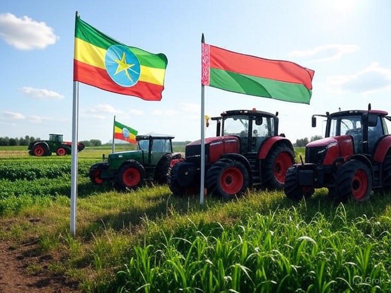 🇪🇹 FANTASTIC NEWS!! Ethiopia is joining forces with Belarus, a global farm machinery POWERHOUSE, to PRODUCE top-tier agricultural equipments in Ethiopia! 🚜 Minister Gedion hints at EXPORTING to Africa soon!
#Ethiopia #Belarus