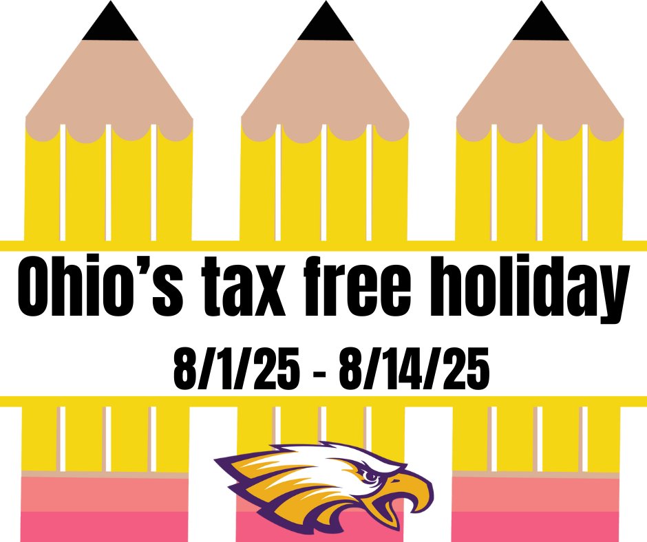 Avon Local Schools (@avonlocalsch) on Twitter photo Take advantage of Ohio's tax free holiday for your school supply needs! Grades Pre K-8 supply lists are found on avonlocalschools.org under each building. AHS supplies are course specific and will be give to students at the start of school. <a href="/DrMikeZalar/">Michael Zalar, PhD</a> <a href="/avoneagles/">avoneagles</a> Take advantage of Ohio's tax free holiday for your school supply needs! Grades Pre K-8 supply lists are found on avonlocalschools.org under each building. AHS supplies are course specific and will be give to students at the start of school. <a href="/DrMikeZalar/">Michael Zalar, PhD</a> <a href="/avoneagles/">avoneagles</a>