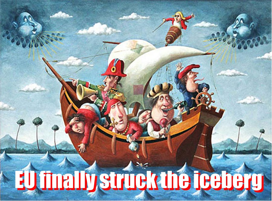 The EU suffered 3 high-stakes disasters in the space of a month, all of them self-inflicted. This will likely be the beginning of the end for the bloc.

EU finally struck the iceberg open.substack.com/pub/trendcompa…