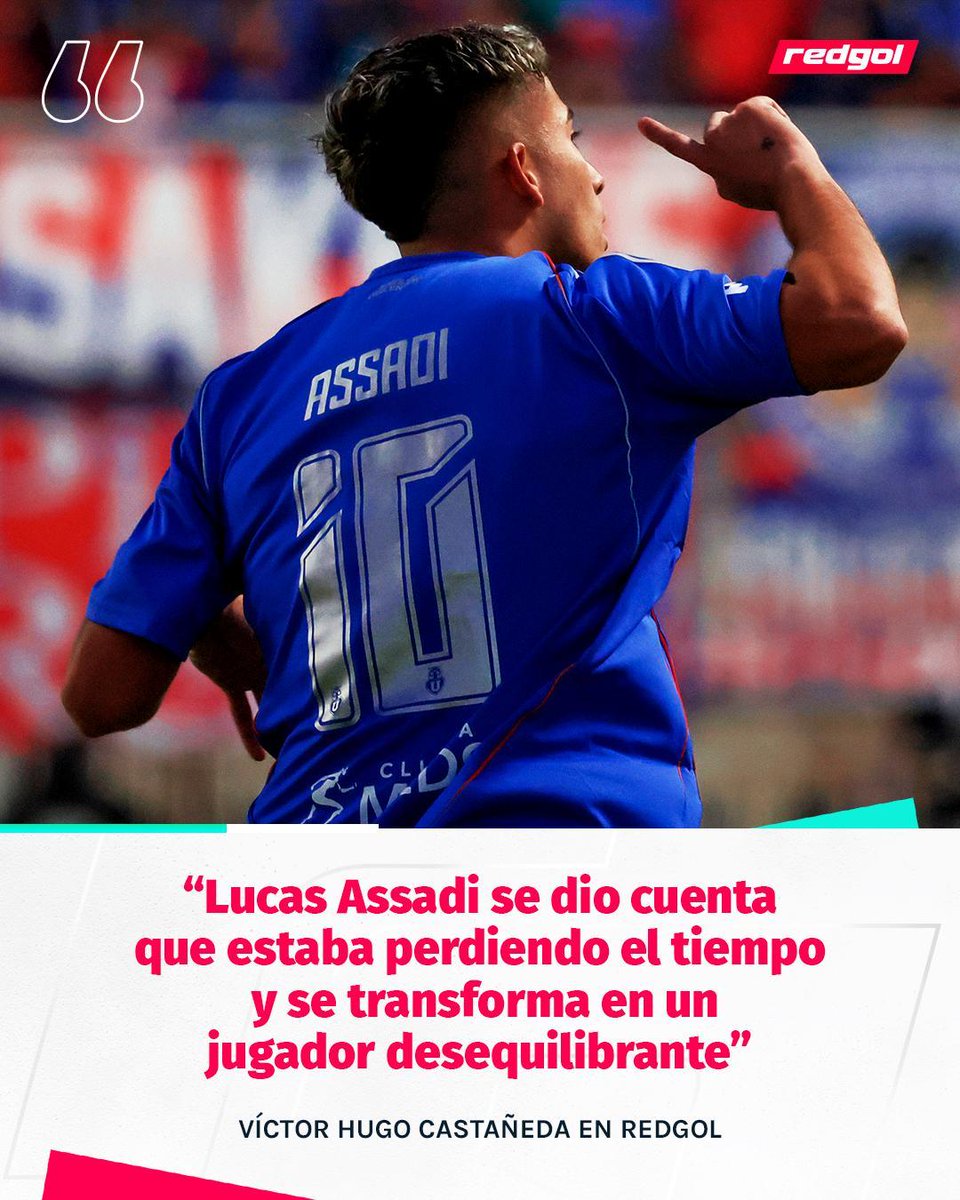 Lucas Assadi se convirtió en una de las figuras en la U y esto dijo el histórico Víctor Hugo Castañeda 🗣️🔵🔴