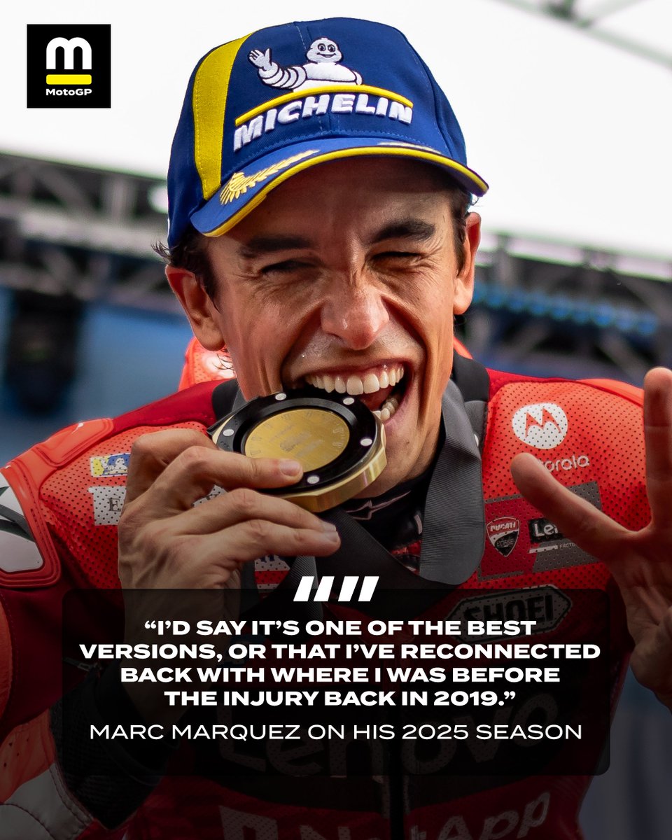 Motorsport MotoGP (@msmotogp) on Twitter photo Is this the BEST Marc Marquez we've ever seen? Even the man himself admits, it might be! Here's <a href="/germax33/">German Garcia Casanova</a> on the incredible 2025 campaign that MM93 is having ➡️ motorsport.com/motogp/news/ma… Is this the BEST Marc Marquez we've ever seen? Even the man himself admits, it might be! Here's <a href="/germax33/">German Garcia Casanova</a> on the incredible 2025 campaign that MM93 is having ➡️ motorsport.com/motogp/news/ma…