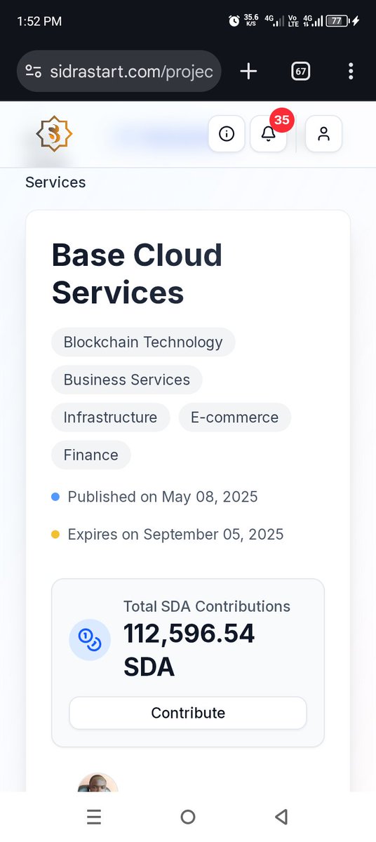 SIDRA BASE CLOUD SERVICE
The future of Web3 marketing &amp; blockchain exchange is here!

💼 Buy &amp; Sell with full transparency
📄 Halal investment – Secure – Digital
🎤 Pro environment, golden opportunity. sidrastart.com/project/36a9de…