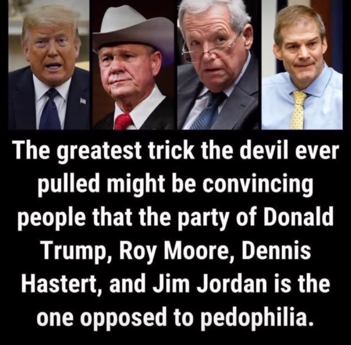 GOP…’Group of Pedophiles.’ #TrumpEpsteinFiles #PedoPresident #TrumpEpsteinCoverup