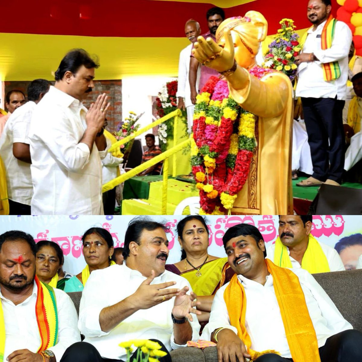 MannavaMohan's tweet photo. July 27, 2025:
పెదకూరపాడు నియోజకవర్గం 75 తాళ్లూరు సొసైటీ ఛైర్మన్ గా ఎనికైన ఏటుకూరి రత్నకుమార్ గారి ప్రమాణ స్వీకరణ మహోత్సవ కార్యక్రమంలో పెదకూరపాడు ఎమ్మెల్యే భాష్యం ప్రవీణ్ గారితో కలిసి పాల్గొని ఏటుకూరి రత్నకుమార్ గారికి శుభాకాంక్షలు తెలియజేసిన ఆంధ్రప్రదేశ్ టెక్నాలజీ సర్వీసెస్ (APTS) ఛైర్మన్ మన్నవ మోహనకృష్ణ గారు.

#PACS 
#bhasyampraveen
#Pedhakurapadu
#AndhraPradesh
#apts
#aptschairman
#NaraChandrababuNaidu
#PawanKalyan
#NaraLokesh
#NandamuriBalakrishna
#mannavamohanakrishna
#mannavamohankrishna
#mohankrishnamannava
#mohanakrishnamannava