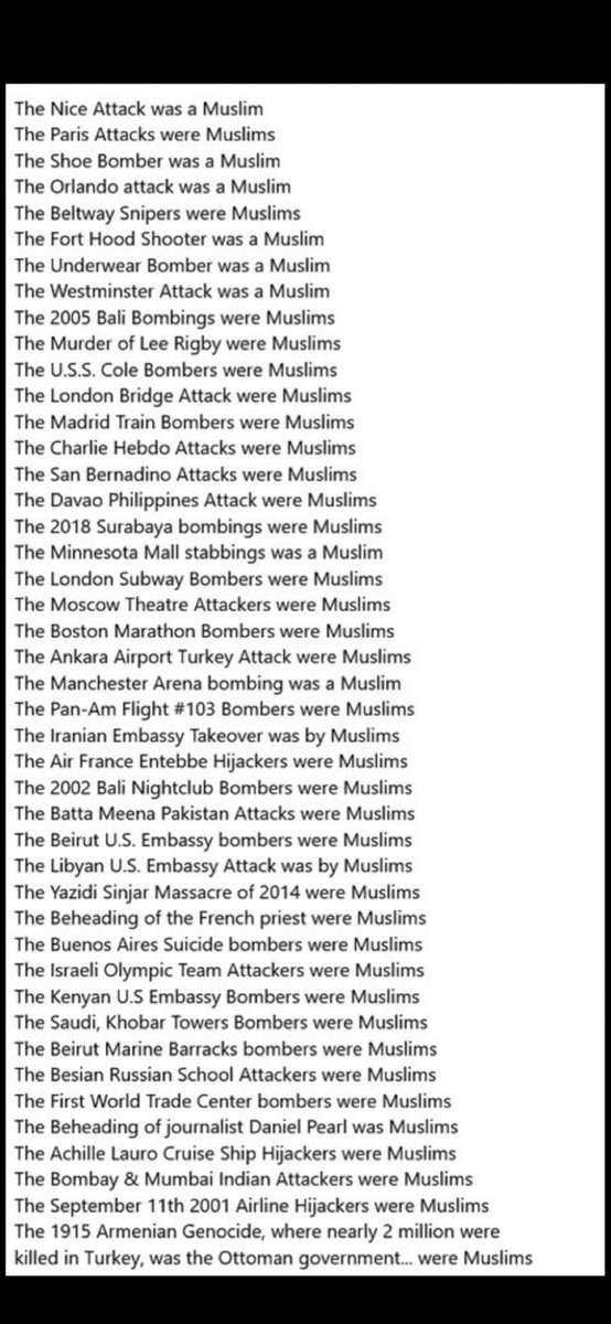 Not all Muslims are terrorists but all terrorists are Muslim.
Muslims want you to believe the Jews are the oppressors. 
Jews are the oppressed.