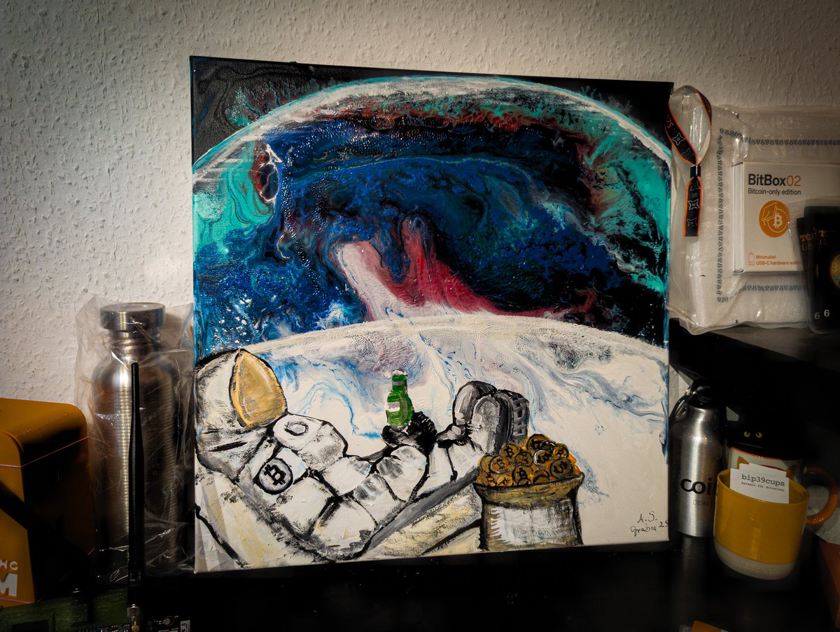 Bittornado ⚡ 🦎 (@bittornado1) on Twitter photo „Mission erfüllt. Der Bitcoin-Astronaut liegt auf dem Mond, Bier in der Hand, Blick auf die Erde – als würde er sagen: I told you so. 🌍🚀🍻 #Bitcoin #ToTheMoon #BTC #FreedomMoney“ „Mission erfüllt. Der Bitcoin-Astronaut liegt auf dem Mond, Bier in der Hand, Blick auf die Erde – als würde er sagen: I told you so. 🌍🚀🍻 #Bitcoin #ToTheMoon #BTC #FreedomMoney“