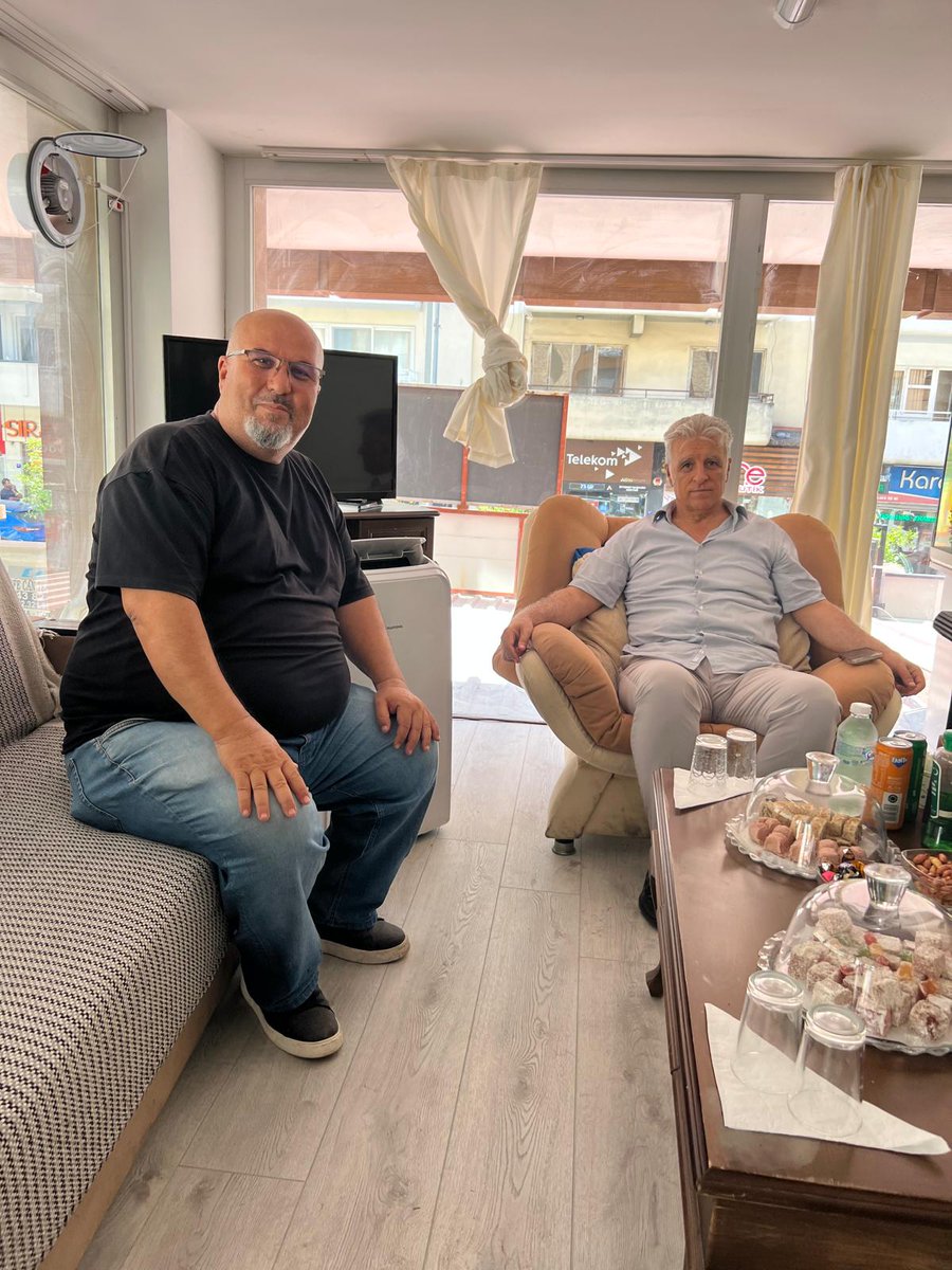Kaymakamımız Sayın İbrahim KEKLİK, İş İnsanı Sayın Muslu SÖKELİ'yi ziyaret etti.