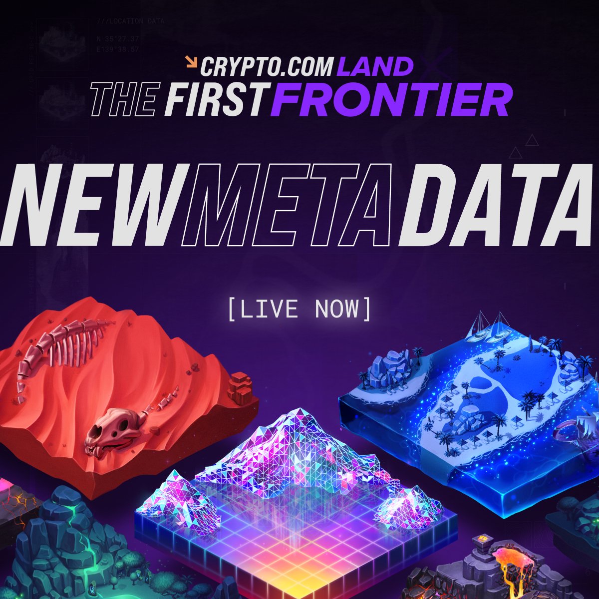First Frontier Land NFT holders ⛰️ 
The metadata of your Land NFTs just got an upgrade!

On top of Region and Rarity, your First Frontier Land NFTs will now have 3 new attributes: Monster 👾, Resource 🪵 and Size 🤏

This sets the stage for something thrilling coming to Mane City