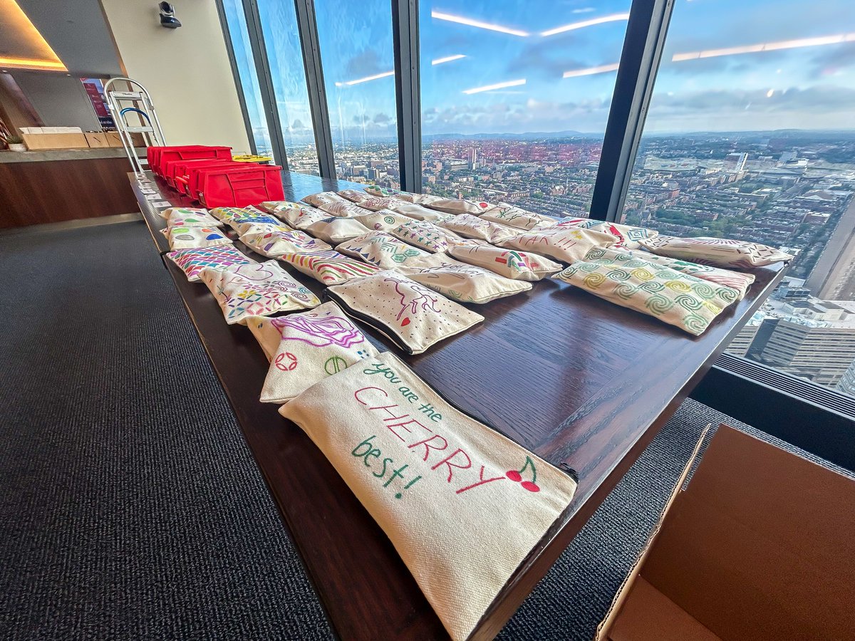#CityYearGreaterBoston recently kicked off the new year of service with volunteers from our long-time partner, Bain Capital 👏 Together, we made 50+ supply kits to support Greater Boston students and schools.
