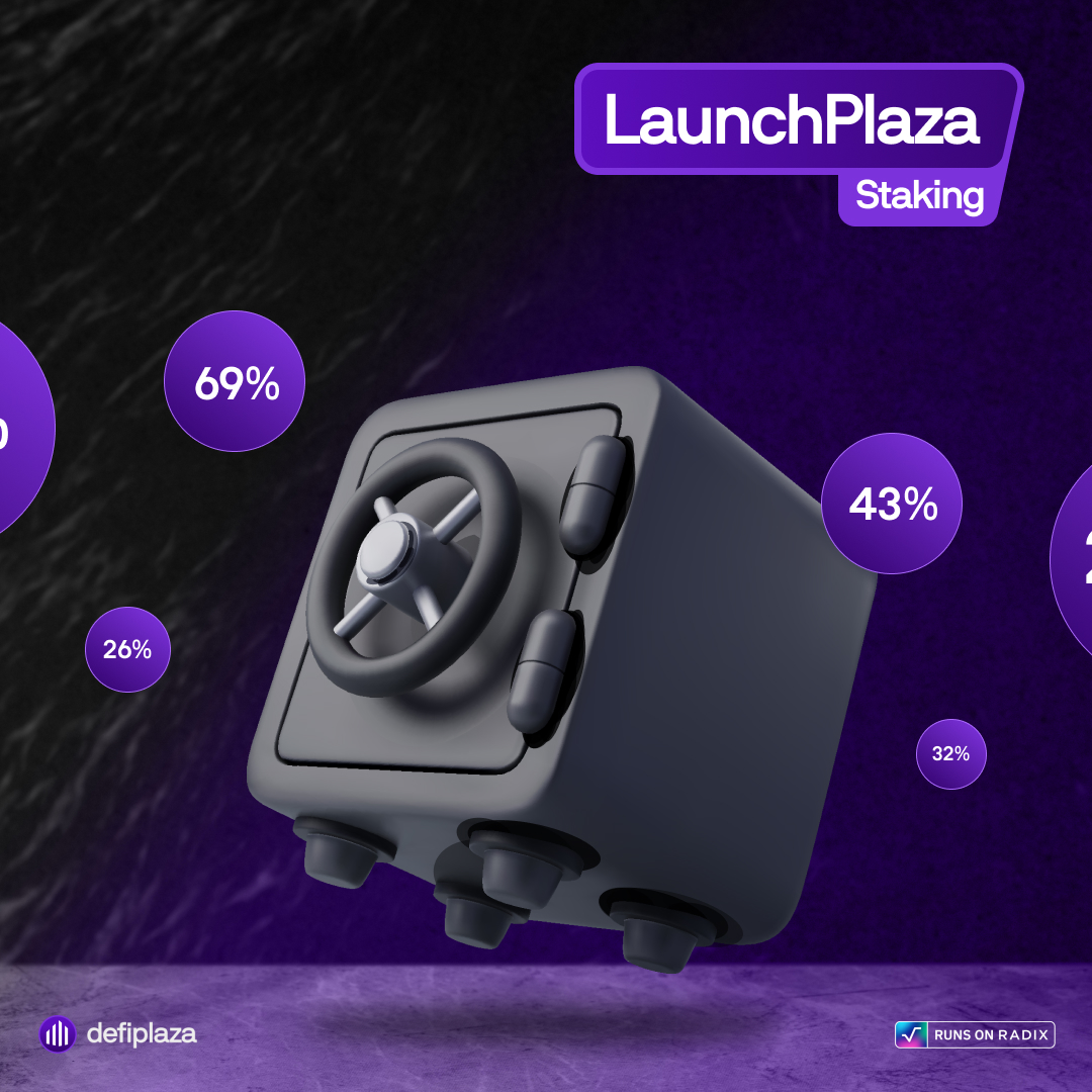 Get rewarded for hodling your fav memes on <a href="/radixdlt/">Radix - Radically Different DeFi</a> 

Staking = DefiPlaza