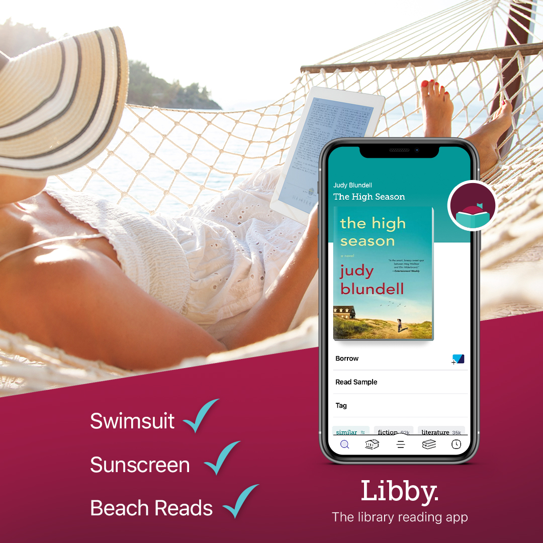 What are you taking to the beach? ☀️
✅ Swimsuit
✅ Sunscreen
✅ Libby 📚 

Download eBooks &amp; audiobooks instantly and take your library with you wherever summer takes you.

🏖️ Get started here:libbyapp.com/library/stls