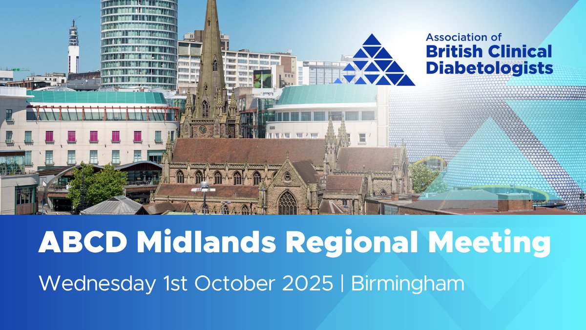The ABCD Midlands Regional Meeting returns to Birmingham on the 1st October 2025.

The meeting promises a programme of topical and relevant sessions that will inform and inspire you.

Register today ▶️ 
ow.ly/mQtW50WpLIz