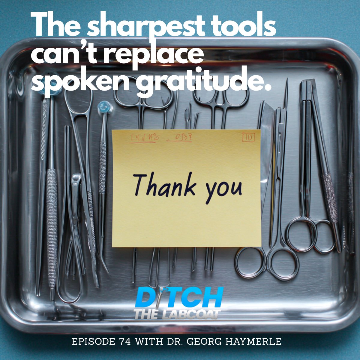 The sharpest scalpel can’t cut through silence.
And no tool, no matter how precise, can replace a simple “thank you.”

In medicine, we reward performance.
But we forget to recognize humanity.

Do it today.
Say the words.