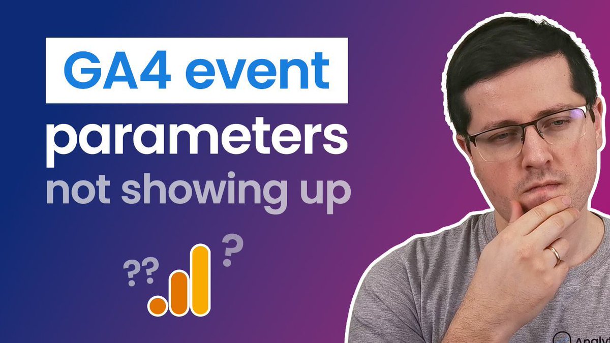 fedorovicius's tweet image. New video: If your GA4 event parameters aren&apos;t showing up, it could be a setup issue or a timing problem. This tutorial covers the possible causes and how to fix them.

buff.ly/Kfy3Bmu

#ga4 #googleanalytics #googleanalytics4