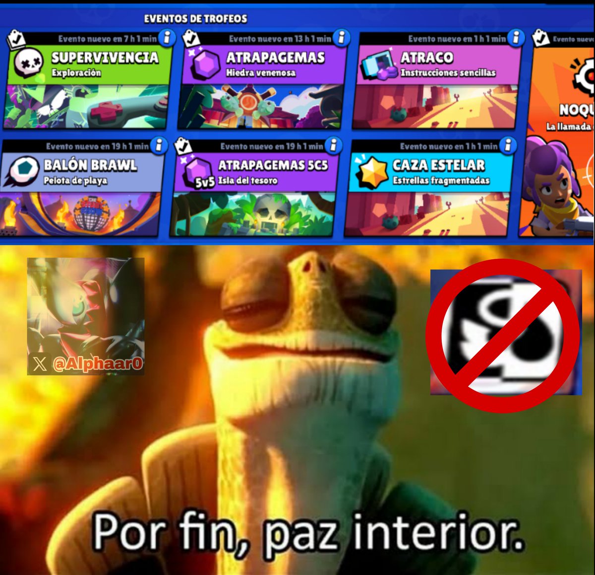Por fin se puede jugar de forma tranquila

Al menos hasta que salga el evento de demonios...

#BrawlStars