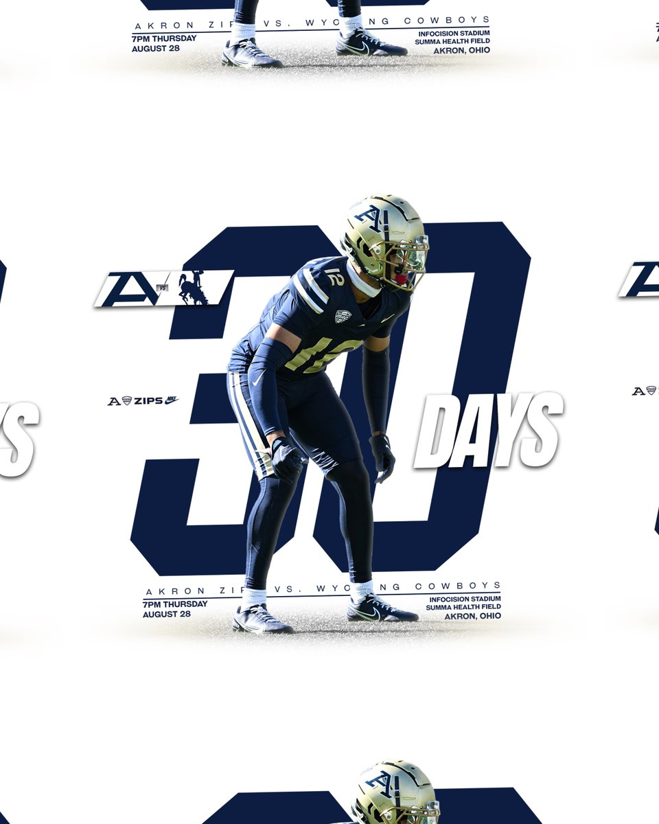 30 Days ⏳ 

🎟️: loom.ly/BIwc8bU

#GoZips🦘
#CircleTheWagons
#MakeTheClimb