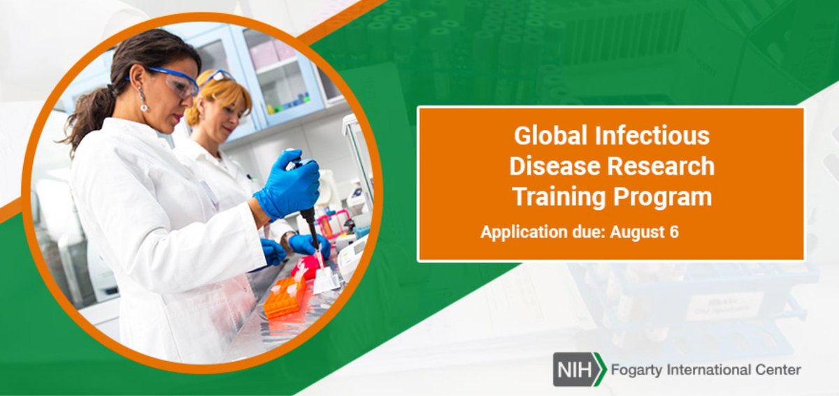 MESA - the malaria knowledge hub (@mesamalaria) on Twitter photo 🚨 Call for Applications!
<a href="/Fogarty_NIH/">Fogarty at NIH</a> Global Infectious Disease Research Training Program (D43) is open!
🌍 U.S. Institutions - LMIC partnerships
🎯 Focus: infectious disease research (non-HIV), training & capacity building
📅 Deadline: Aug 6
🔗 shorturl.at/k3NYc 🚨 Call for Applications!
<a href="/Fogarty_NIH/">Fogarty at NIH</a> Global Infectious Disease Research Training Program (D43) is open!
🌍 U.S. Institutions - LMIC partnerships
🎯 Focus: infectious disease research (non-HIV), training & capacity building
📅 Deadline: Aug 6
🔗 shorturl.at/k3NYc