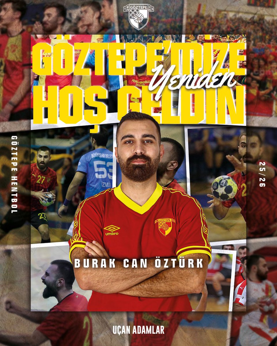 #Transfer: Göztepe’mize Yeniden Hoş Geldin Burak Can Öztürk💪🏻

Süper lig yıllarımızda 2 sezon formamızı giyen orta oyun kurucu Burak Can Öztürk ile 1 sezonluk anlaşmaya vardık.

Şanlı formamızla yeni sezonda da başarılar Burak Can💛❤️

#GöztepeHentbol #UçanAdamlar