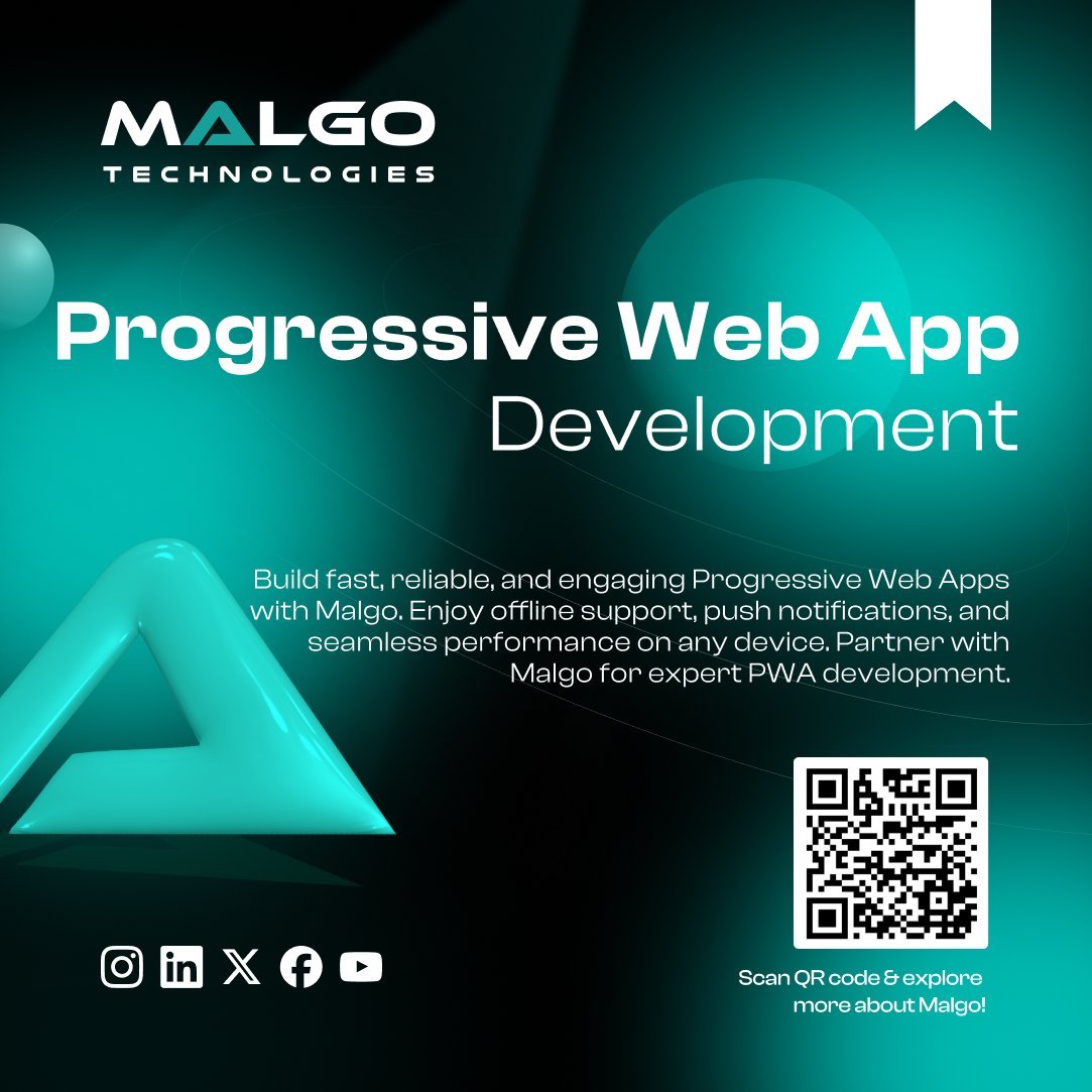 malgotech's tweet image. Build fast, reliable, and engaging Progressive Web Apps with Malgo! Enjoy offline capabilities, push notifications, and smooth performance on every device.
👉 Learn more: malgotechnologies.com/progressive-we…

#PWA #ProgressiveWebApps #WebDevelopment #Malgo #TechInnovation #UserExperience