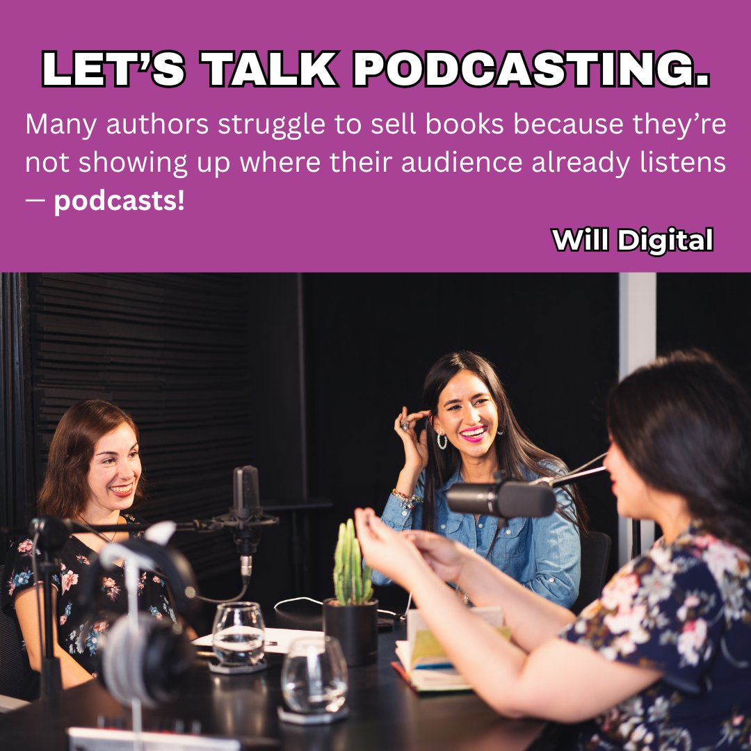 🚨Authors, are you ignoring free book promo?

Podcasting = one of the BEST tools.

🎤 Build authority
🤝 Earn trust
📈 Get evergreen exposure
One author made $1K from ONE podcast!
Want a pitch template?
Reply “yes” &amp; I’ll send it.

#AuthorMarketing #PodcastGuest