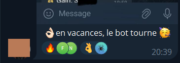 Nouveaux abonnés satisfaits, nouveau tarif.

Il est désormais à 17€/mois.

21€/mois semaine prochaine.

400€/mois à la fin de l'année (Quelques sociétés intéressées par mon algo)

Les plus débrouillards on se retrouve dans l'espace pro.
cryptomancien.com