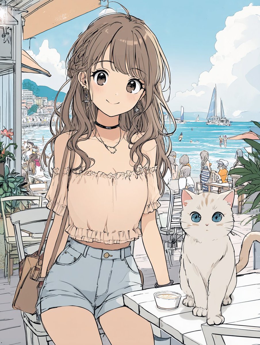 『潮風カフェと猫の午後』
～お散歩～

今日も、マイペースでいきましょー☆