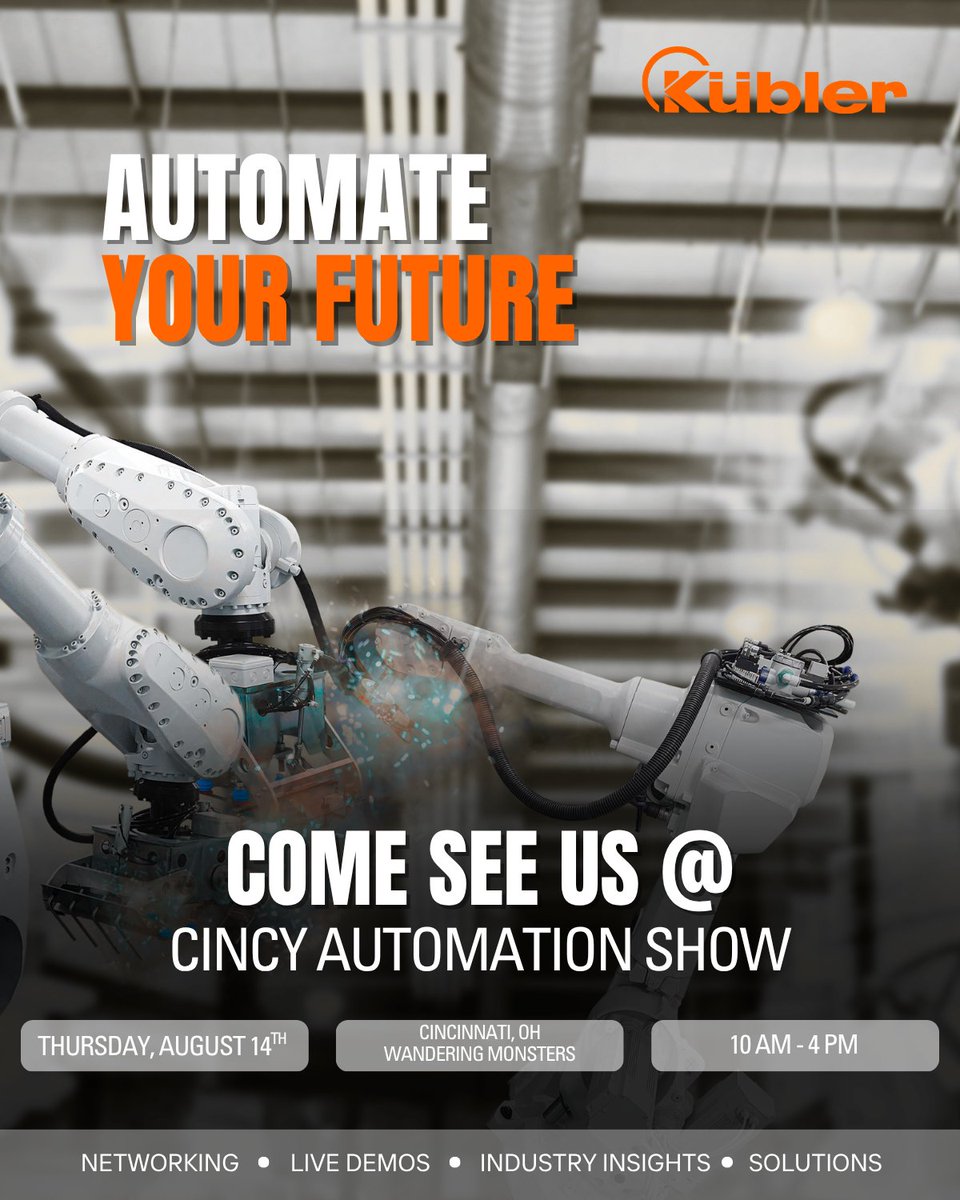 Show Up, Win Big!
Kuebler Inc. at the Cincy Automation Show isn’t just about cutting-edge innovation and powerful networking; it’s also your chance to score with fantastic giveaways!
* August 14, 2025
* Wandering Monsters | 10 AM – 4 PM
Register Now! lnkd.in/gQkz3XxQ