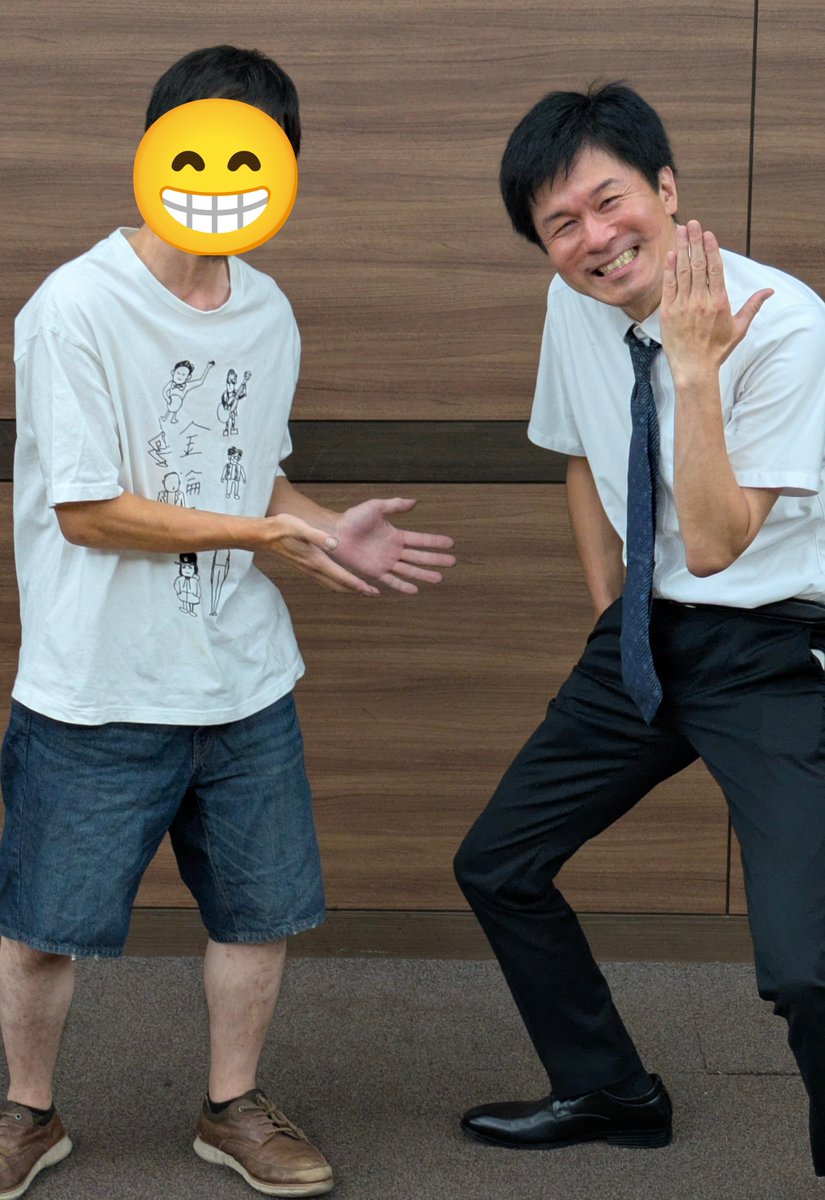 TX79341144's tweet image. 7月24日に入籍を果たした幸せいっぱいの　#野田ちゃん　に結婚祝いの贈呈と記念写真のツーショットさせて貰いましたっすわ！

チャンスの時間でのTEIHEN3連覇からのお笑いでの頂点をいつの日か。

ご結婚あらためておめでとうございます✨️✨️✨️✨️✨️✨️㊗️
