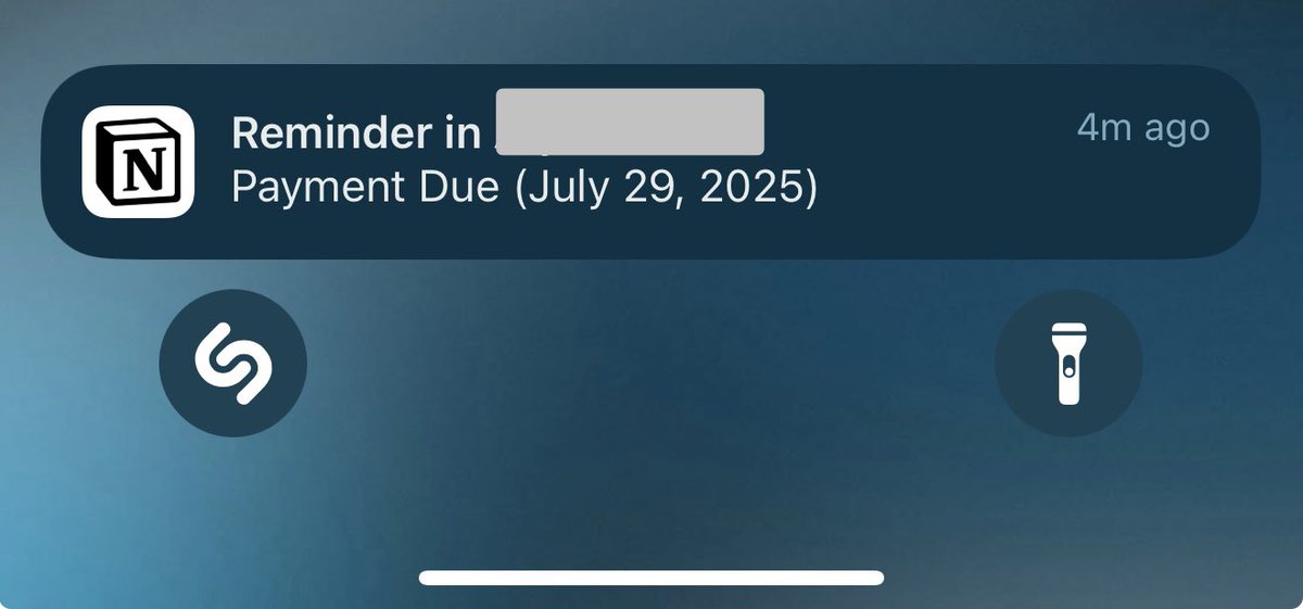 DillonlSpriggs's tweet image. Another example of how reminders work in my Creator Control Hub Template for Notion.
Get notified for upcoming due dates, deadlines, and tasks. #NotionTemplate