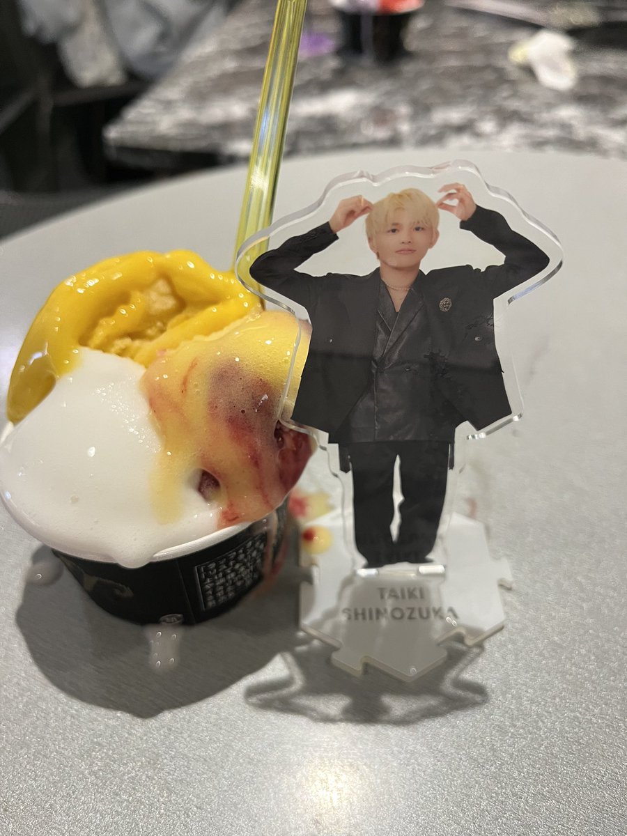 YuyaA1ex's tweet image. 友達に誘われて行ってきた！

自分へのファンサがわかるって聞くけど半信半疑だった

今日、しのにファンサをもらい本当なんだ！って思った！

おじさんにファンサをくれてありがとう！

 #timelesz_episode1
#しの