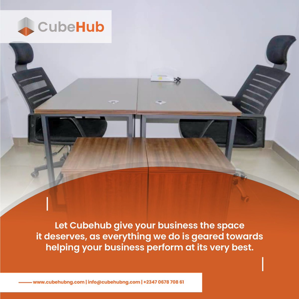 CubeHubNG's tweet photo. From Space to Strategy, We’ve Got Your Business Covered.
Let Cubehub help your business perform at its best.😉

For bookings/ reservations, Kindly send us a Dm or call 07067870861,09012604446
📩 info@cubehubng.com
📞 +234 70678 708 61
.
#Privateoffice #sharedoffice #9to5ceo https://t.co/TL3z0khTCB