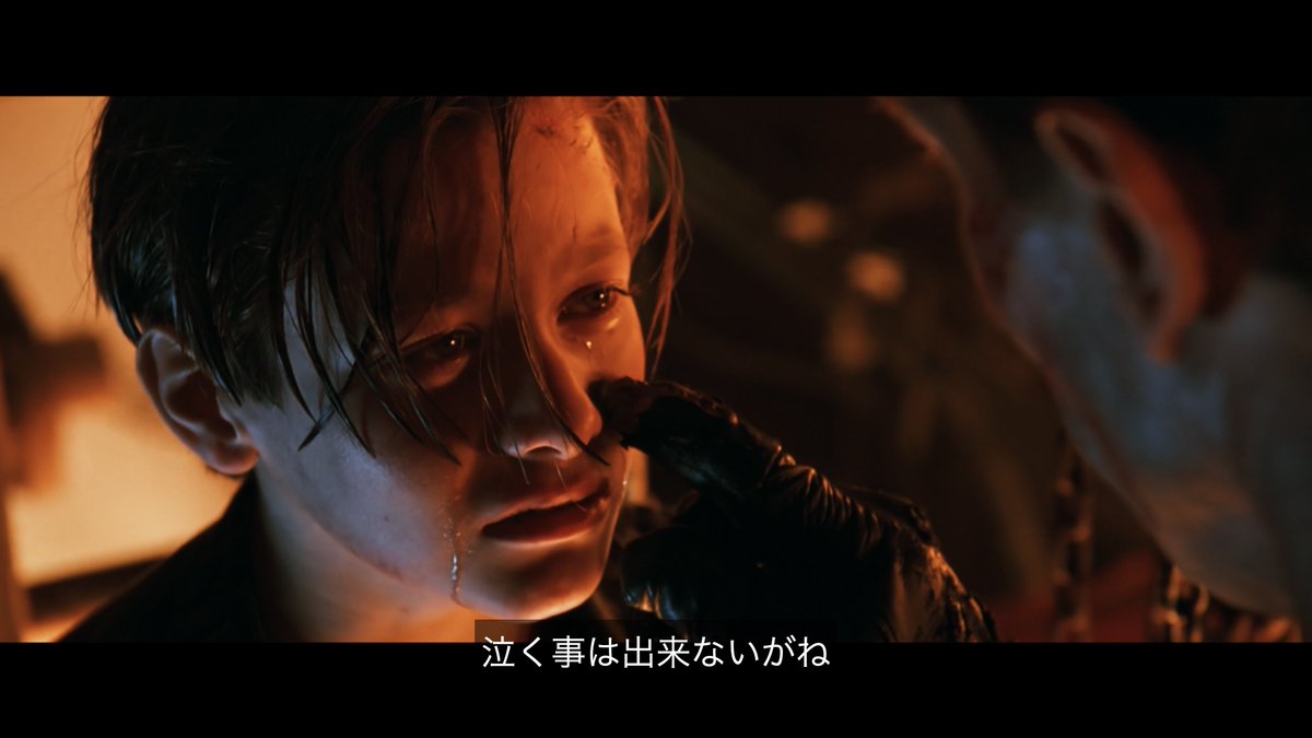 Reddhy7's tweet image. #映画の中で好きなやり取り

人間がなぜ泣くか分かった。
俺には涙は流せないが.....