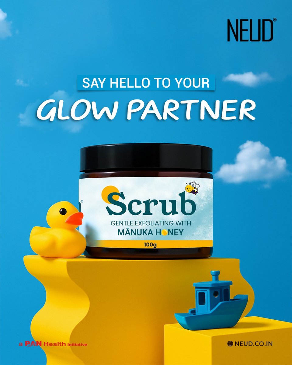 ContactNeud's tweet image. Give your skin the care it deserves with the goodness of Manuka honey  a perfect blend of gentle exfoliation and deep nourishment. 
Enriched with the antibacterial and healing properties of Manuka honey.
#neud #scrub #exfoliation #smoothskin #mānukahoney #naturalskincare