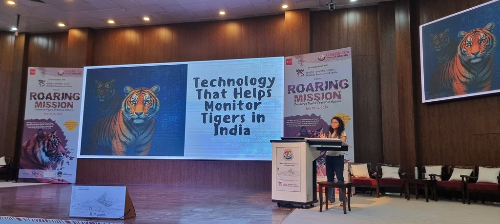 Wildlife Institute of India (@wii_india) on Twitter photo Commencing the #GlobalTigerDay celebrations! Vaishnavi Gusain, researcher at Tiger Cell, sheds light on cutting-edge tech used for tiger conservation in India <a href="/ntca_india/">National Tiger Conservation Authority</a> <a href="/timesofindia/">The Times Of India</a> @gobindsagarbha1 <a href="/wildwithwolves/">Bilal Habib</a> <a href="/V_kolipakam/">Vishnupriya Kolipakam</a> <a href="/GusainVaishnavi/">Vaishnavi Gusain</a> <a href="/MSTrIPES/">MSTrIPES</a> <a href="/wii_india/">Wildlife Institute of India</a> Commencing the #GlobalTigerDay celebrations! Vaishnavi Gusain, researcher at Tiger Cell, sheds light on cutting-edge tech used for tiger conservation in India <a href="/ntca_india/">National Tiger Conservation Authority</a> <a href="/timesofindia/">The Times Of India</a> @gobindsagarbha1 <a href="/wildwithwolves/">Bilal Habib</a> <a href="/V_kolipakam/">Vishnupriya Kolipakam</a> <a href="/GusainVaishnavi/">Vaishnavi Gusain</a> <a href="/MSTrIPES/">MSTrIPES</a> <a href="/wii_india/">Wildlife Institute of India</a>