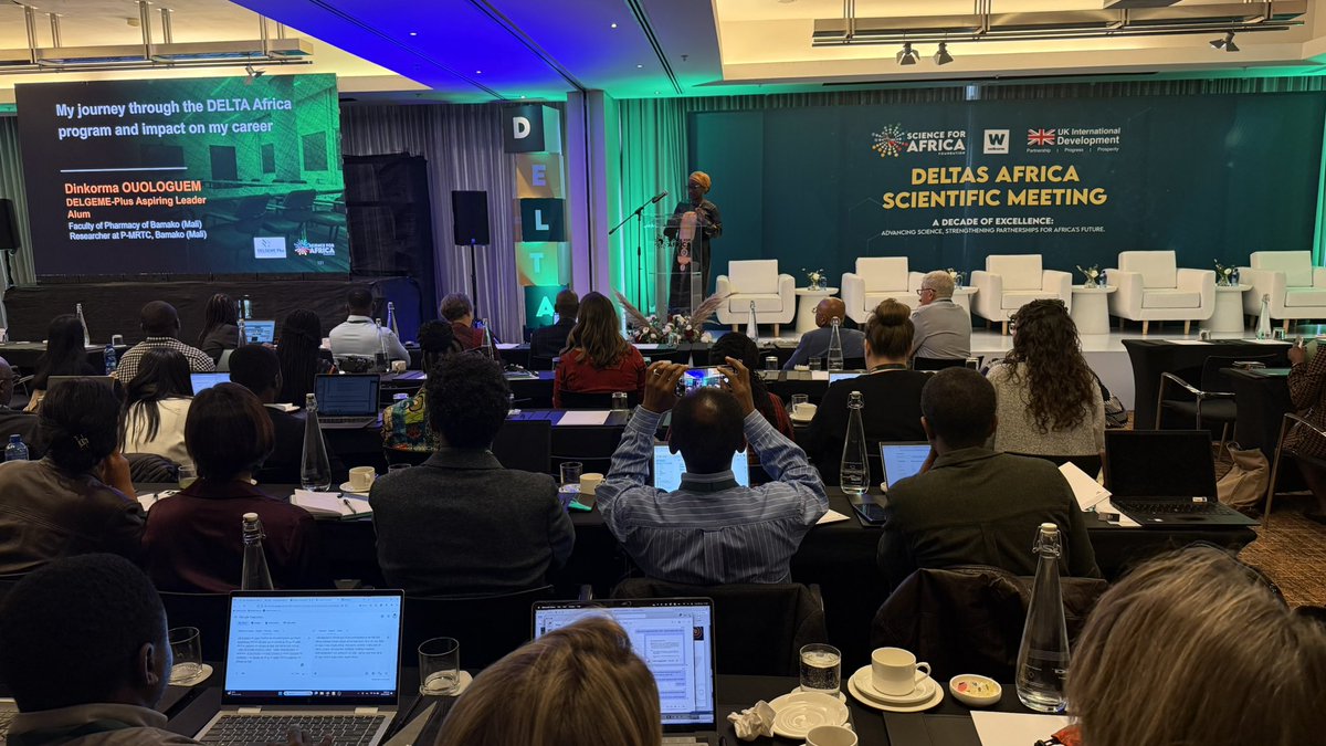 #DELTASAfrica
<a href="/dinkorma1/">dinkorma</a> Aspiring Leader of DELGEME shared a powerful message at the SFA meeting:Returning 2 Africa is a bold,meaningful choice.DELGEME taught her 2 make science accessible a journey that led her 2 become Associate Pr.
A remarkable human &amp; scientific adventure.