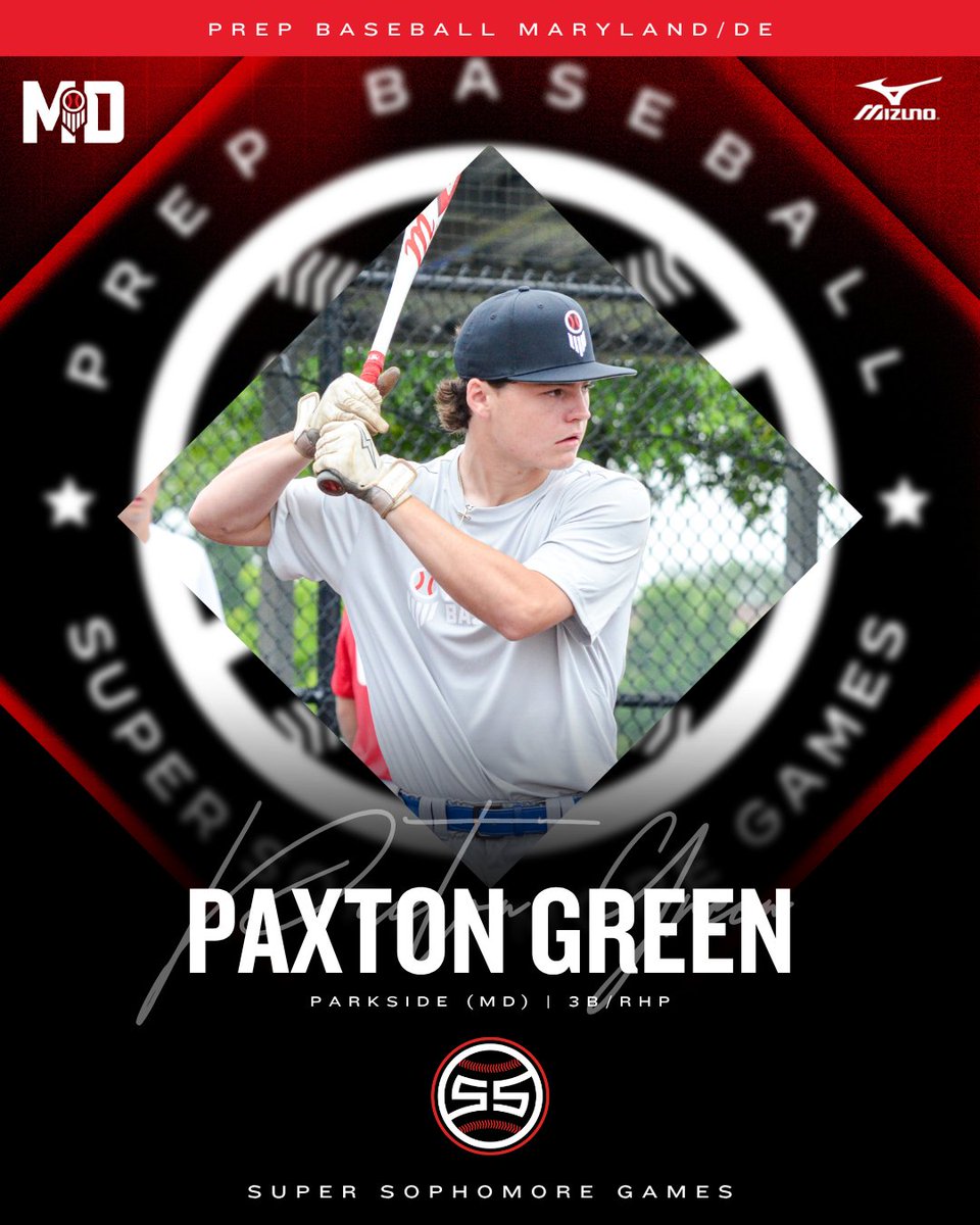Prep Baseball Maryland (@prepbaseballmd) on Twitter photo 🚨 East Coast Super Sophomore Games 🚨
📝 Roster Preview
Paxton Green (Parkside) is 🔒 in to represent Team Maryland at the #ECSS25 at the University of North Carolina.
Profile 👉 loom.ly/3fHtbFs
<a href="/PaxtonGreen9/">Paxton Green</a> <a href="/P_RamsBaseball/">Parkside Baseball</a> 🚨 East Coast Super Sophomore Games 🚨
📝 Roster Preview
Paxton Green (Parkside) is 🔒 in to represent Team Maryland at the #ECSS25 at the University of North Carolina.
Profile 👉 loom.ly/3fHtbFs
<a href="/PaxtonGreen9/">Paxton Green</a> <a href="/P_RamsBaseball/">Parkside Baseball</a>