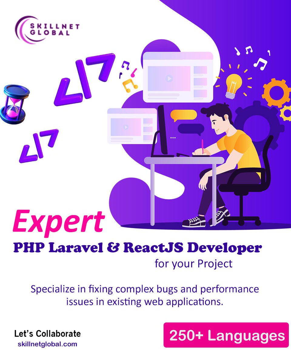 Globalskillnet's tweet image. Boost your app’s performance and resolve complex bugs with professional support. Let&apos;s collaborate to build scalable, efficient web solutions that work flawlessly in 250+ languages!

#PHPLaravel #ReactJSDeveloper #WebDevelopment #BugFixing #PerformanceOptimization
