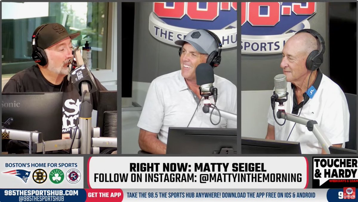 I can’t believe my bud Fred didn’t wear the white golf shirt to match Matty &amp; Hardy. Egregious.