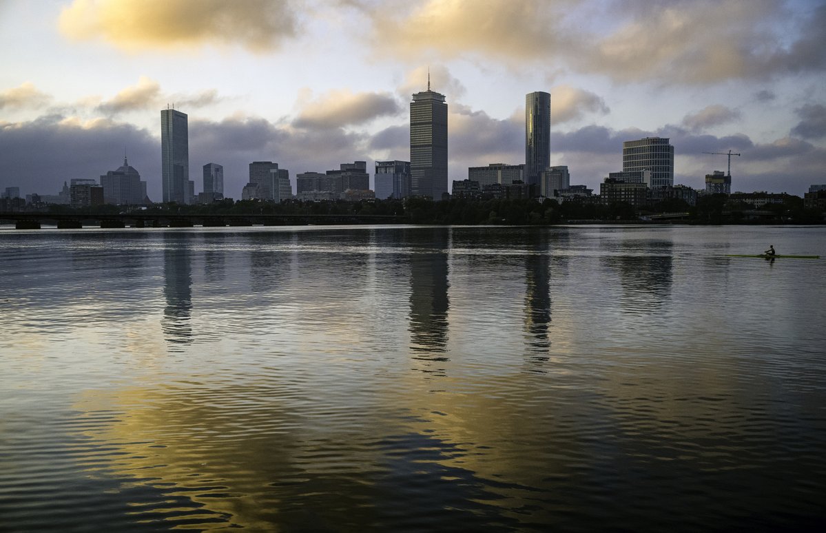 Yesterday's #Boston sunrise.
<a href="/NBC10Boston/">NBC10 Boston</a> photo by Mark Garfinkel