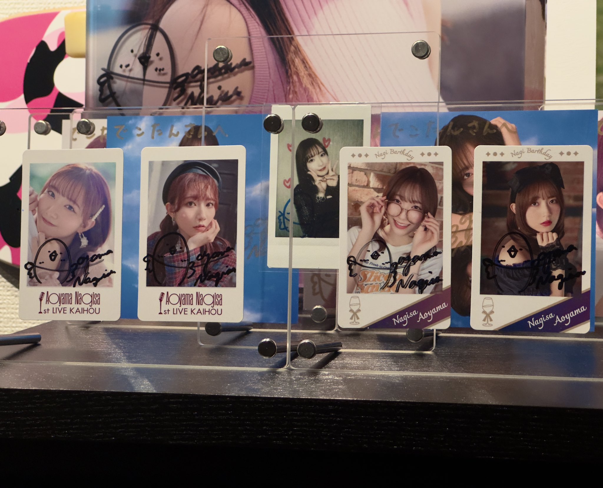 青山なぎさ サイン チェキ ポラ なぎっこのでこたん on X: 