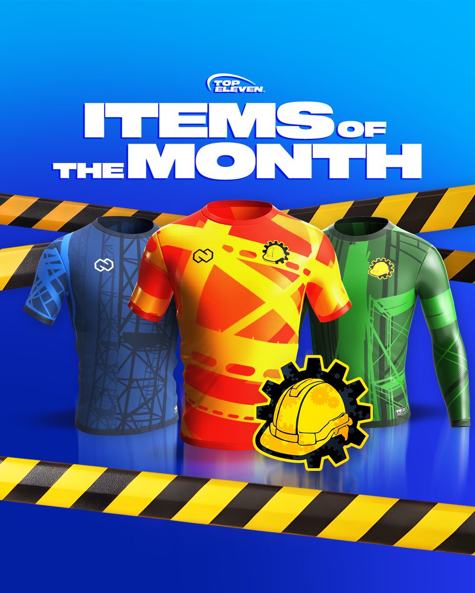Some big foundations are being laid. 🚧 🏗️ 

So it's time to gear up and get ready! 
Head to the shop and get your Items of the Month  🛒⚽  

#TopEleven