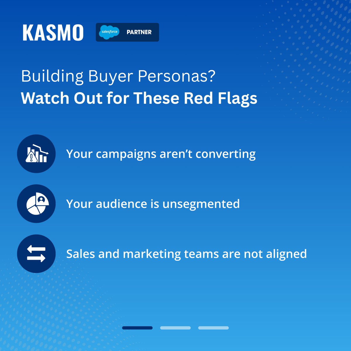 Kasmodigital's tweet image. CPG brands that guess personas lose sales. 

With Salesforce Agentforce, build real-time, data-backed profiles that convert: tinyurl.com/yc3352y2

#BuyerPersona #CPGMarketing #SalesforceAgentforce #Kasmo #consumergoods