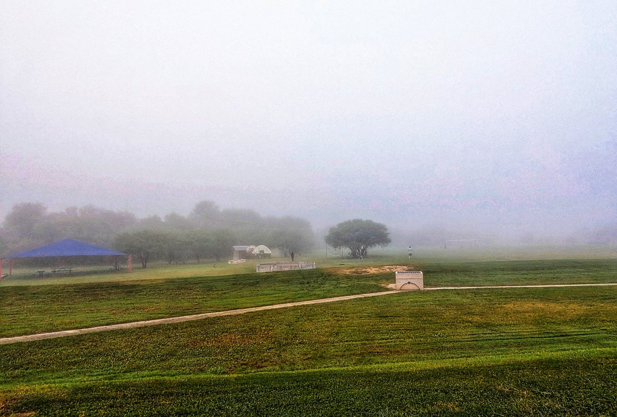 Dropped my soon to be middle schooler off for football camp this foggy morn and a new era of life is beginning. Not quite sure how I feel about it all. But it's beginning nonetheless. 

Hello to being a full-fledged Texas mom, I guess.