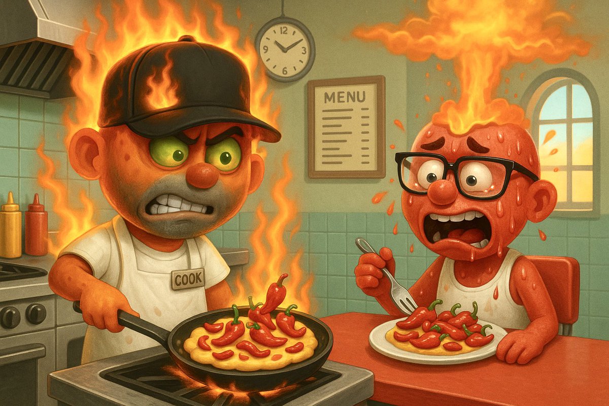 GM

How do you get your day going?

A habanero omelette will get you going, one way or another