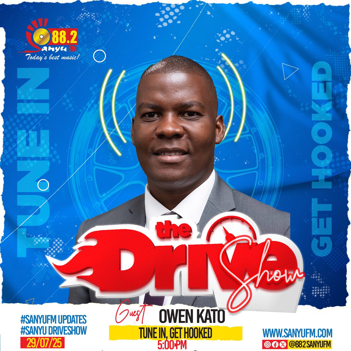 88.2 Sanyu FM (@882sanyufm) on Twitter photo . <a href="/icealionug/">ICEA LION Uganda</a>ās Owen Kato joins @missdeedanand <a href="/theonlyjaluo/">āļø The Only Jaluo AYEYA</a> on the #SanyuDriveShow this evening at 5PM!
Tune in and get hooked for an engaging conversation all about Uni-trusts. . <a href="/icealionug/">ICEA LION Uganda</a>ās Owen Kato joins @missdeedanand <a href="/theonlyjaluo/">āļø The Only Jaluo AYEYA</a> on the #SanyuDriveShow this evening at 5PM!
Tune in and get hooked for an engaging conversation all about Uni-trusts.